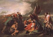 Benjamin West Tod des General Wolfe in der Schacht von  Quebec oil painting artist